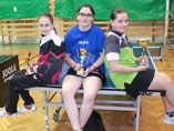 Na�e medailistky �
                      bronzov� Zuzka, strieborn� S�ra a zlat� Lucka